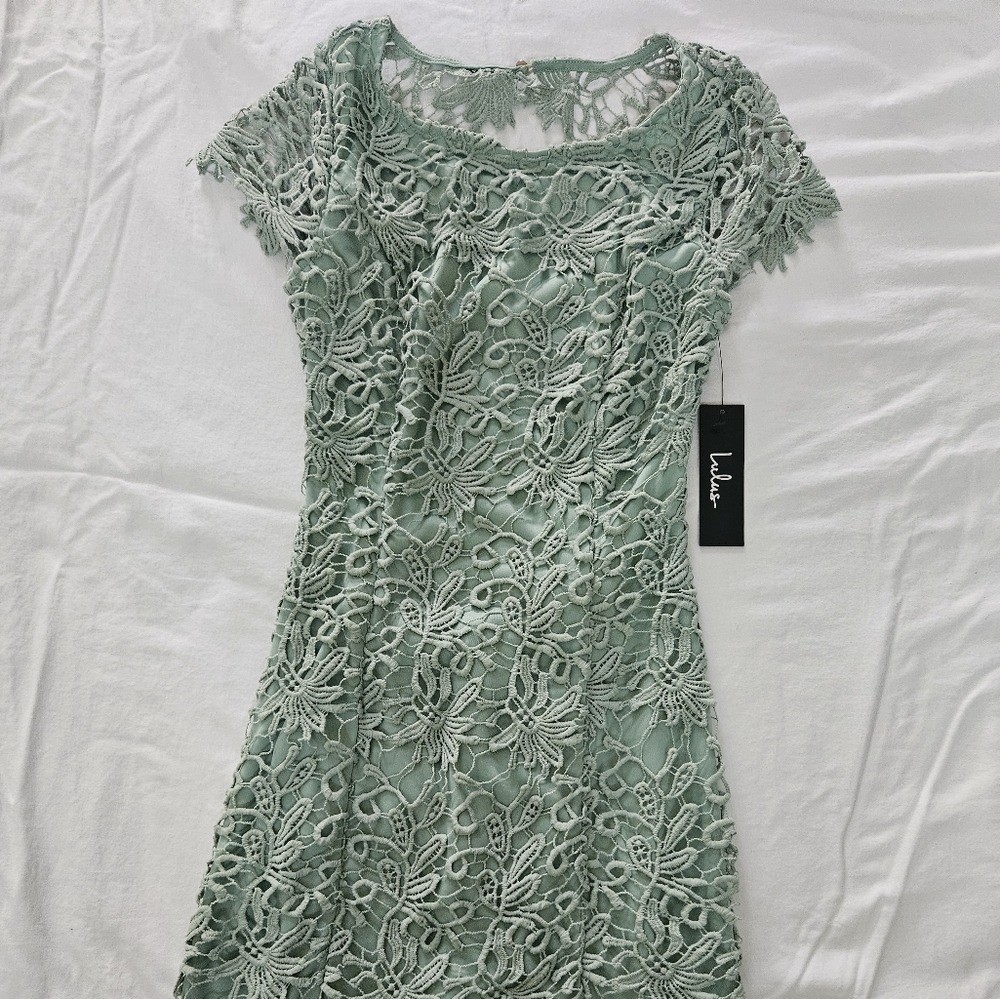 Lulu's Sage Green Dress